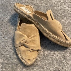 Saks fifth avenue leather espadrilles. NWT.